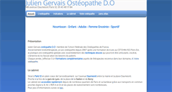 Desktop Screenshot of osteopathe-paris12.com
